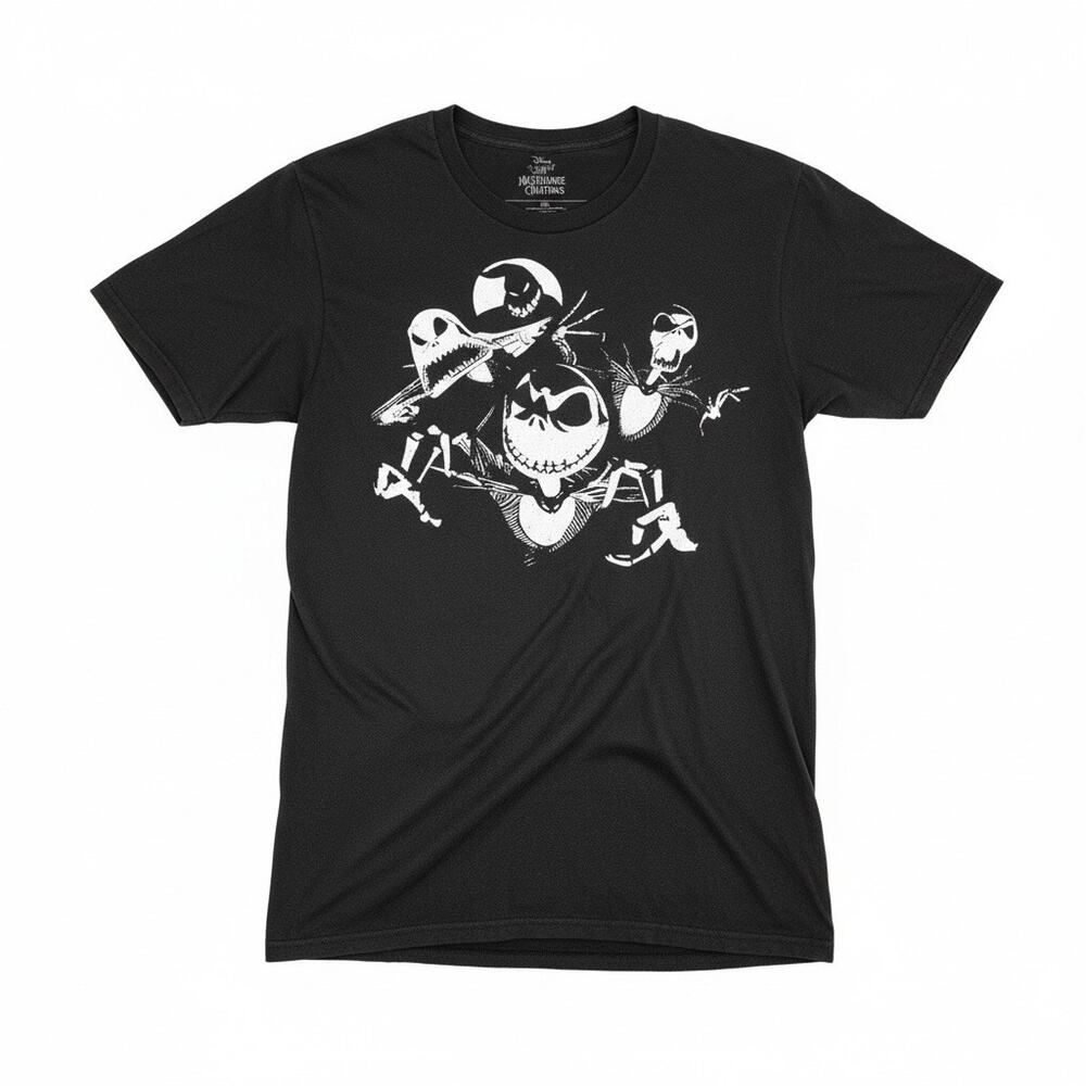 Nightmare Before Christmas Jack Skellington Graphic Tee L